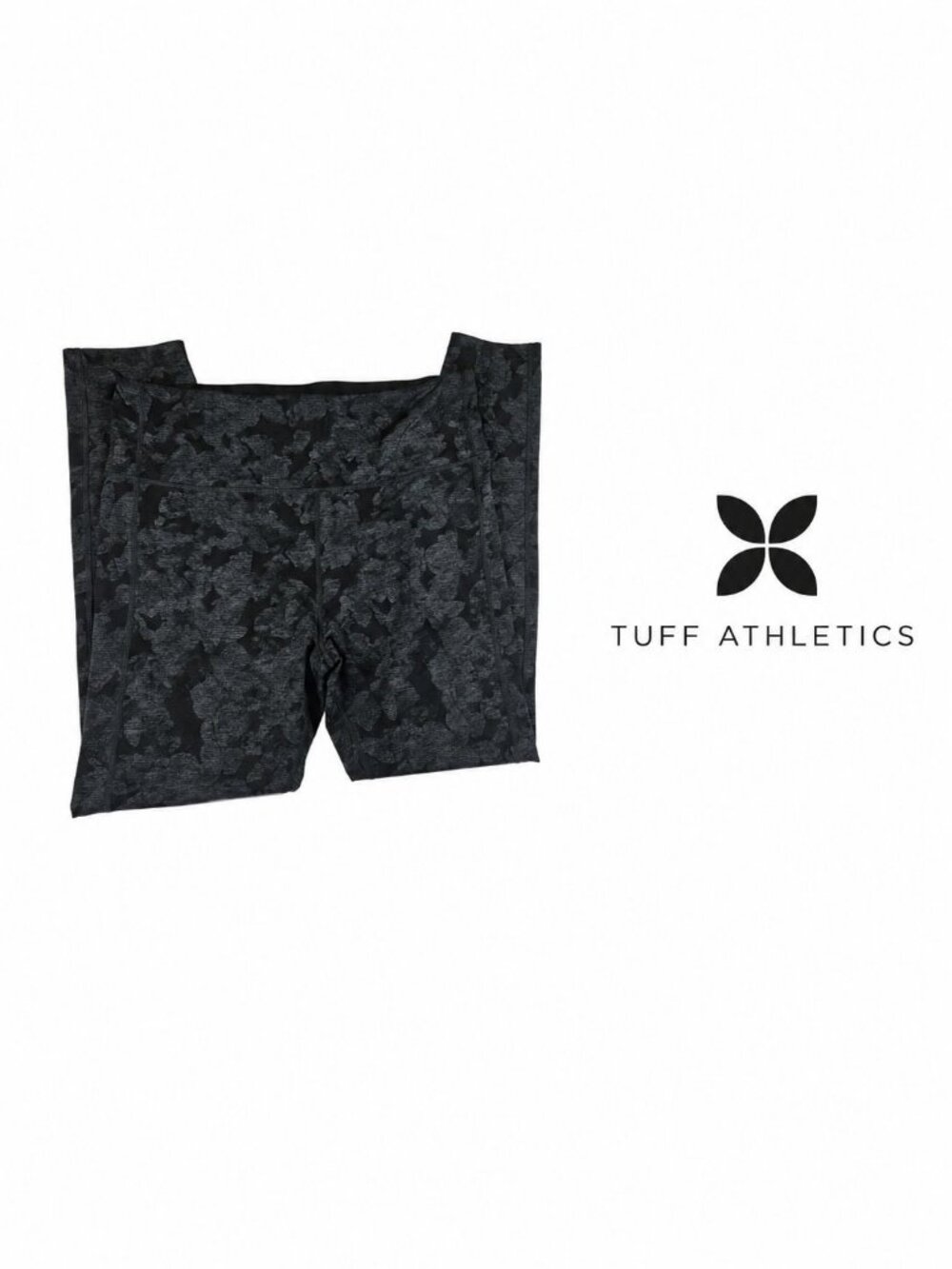 Tuff Athletics Black Patterned Leggings